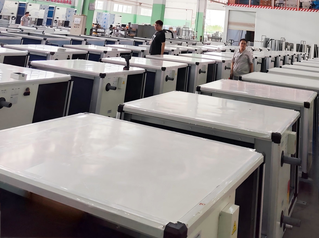Tipo de AHU de techo con calefacción por enfriamiento para espacios comerciales